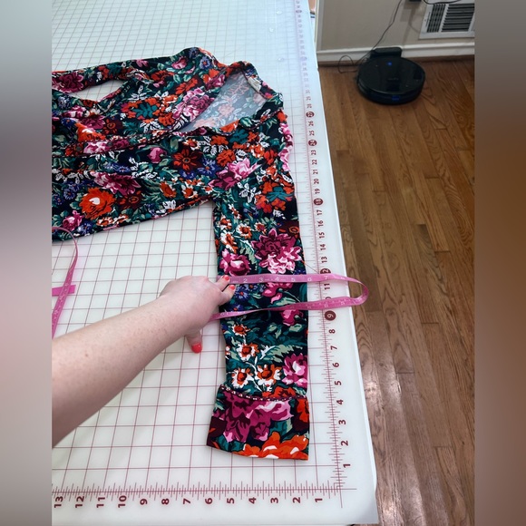 Floreat Anthropologie sz xs rare multi colored floral button down blouse - Picture 8 of 16